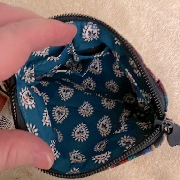 Vera Bradley Clip & Zip Mini Pouch NWT - Picture 5 of 7